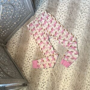 Hanna Andersson Unicorn pajama pants girls size 6 magical pastel girlhoodcore